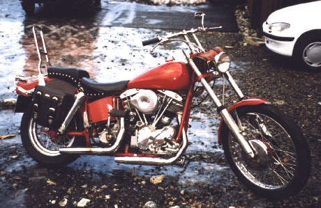 HARLEY DAVIDSON FLH OMBYGD. 1969 EARLY SHOVEL 